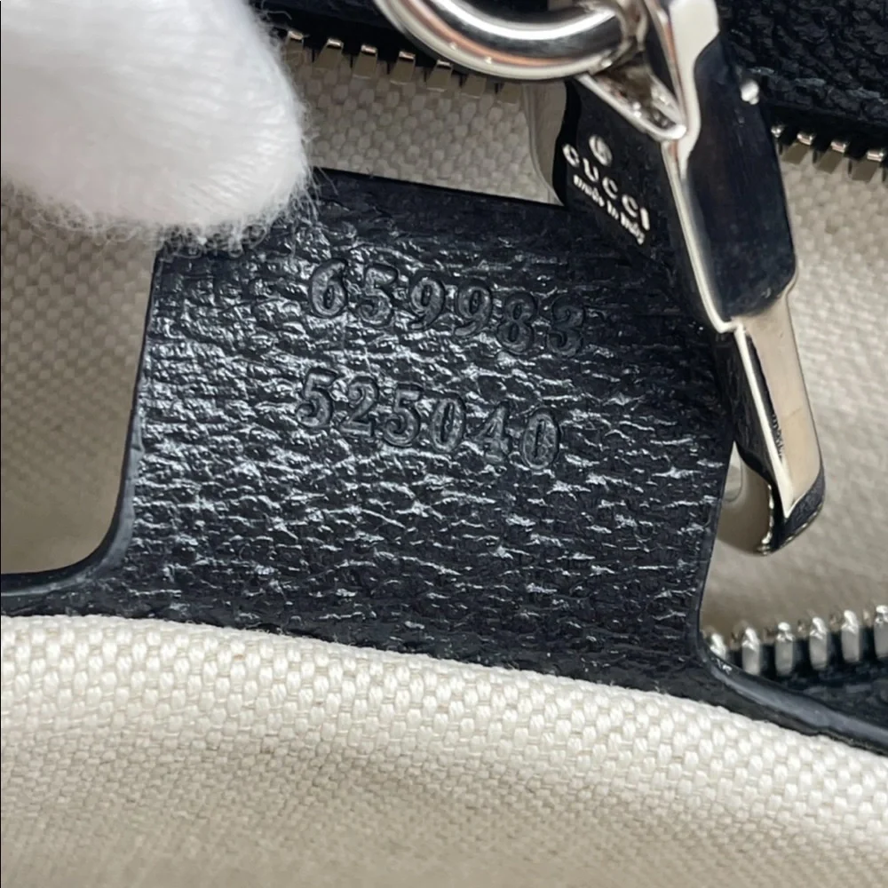 Gucci “ICCUG” Reverse Embroidered Logo Tote Bag
